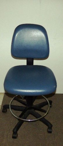 Charvaz dauphin 1318 medium height lt blue stool pre-owned for sale