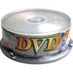 50 ritek ridata dual layer 8.5gb 4x dvd-r dl (logo on top) for sale
