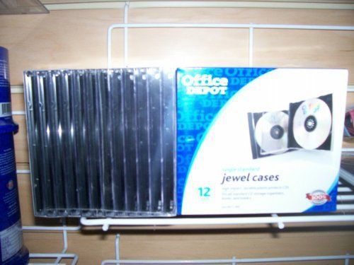 NEW Office Depot Single Standard Jewel Cases