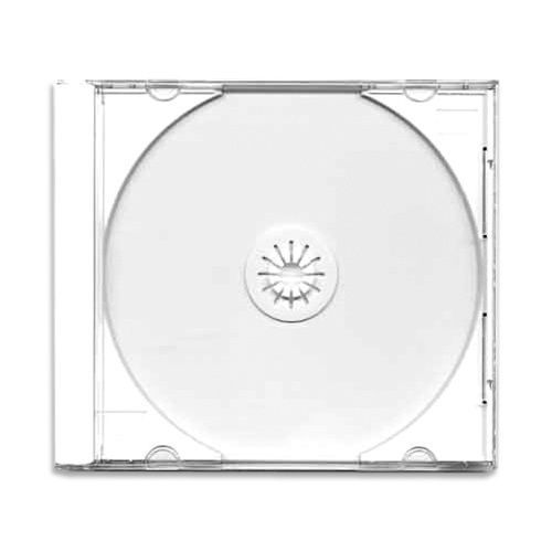 200 New Top Quality Standard 10.4mm CD Jewel Cases With White Tray SH001PK