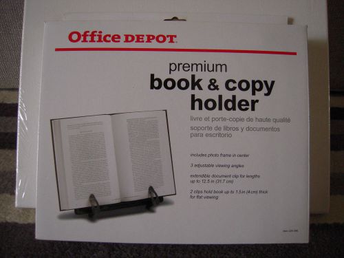 BRAND NEW Book &amp; Copy Holder Blk Plastic...FREE SHIPPING
