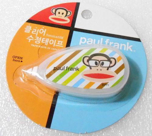 Brand New Paul Frank White Wite Out Correction Liquid Paper Tape Green Rainbow