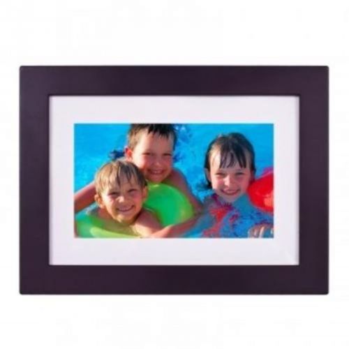 Supersonic 7&#034; Widescreen Digital Photo Frame Brown- SC-7001BN NEW
