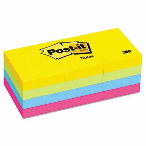 Post-it Notes Color Self-Stick Notes, 12 - 100 Sheet Pads per Pack (MMM653AU)