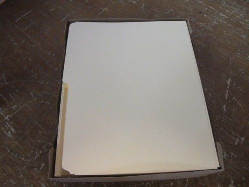 Universal 12112  manila letter size file folder 1/2 cut top tab 1 ply 100 / box for sale