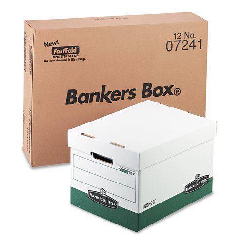 Bankers Box R-Kive Heavy-Duty Storage Boxes, Letter/Legal, 12 Pack  07241