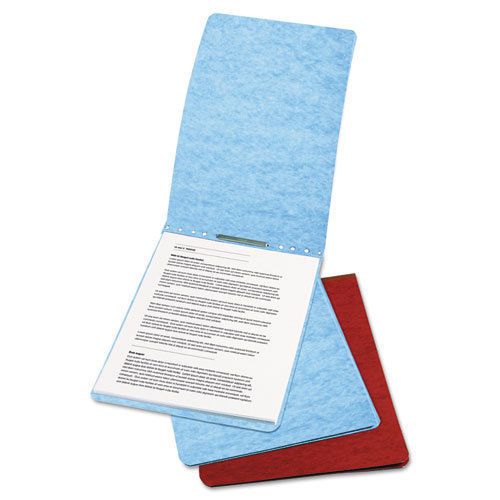 Presstex report cover, prong clip, letter, 2&#034; capacity, light blue for sale