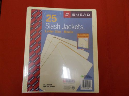 Pck of 25 Smead Slash Jackets Letter Size 75430