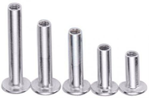 Aluminum Screw Post Extensions 0.50 Length Silver Per Box 3731le