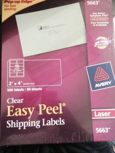 Avery Labels 5663 (clear)