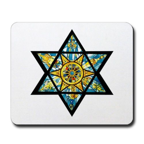 New Jewish Star Mouse Pad Mats Mousepad Hot Gift