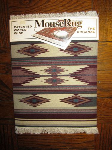 NWT Original MouseRug Earthtone American Southwest Trivet Coaster Mousepad