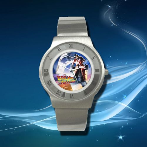 New Michael J. Fox Back to the Future Movie Slim Watch Collectors Gift