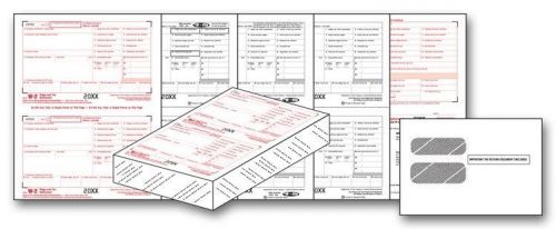 10 Pack of 2014 W-2 6-Part Forms w/Envelopes,W-3 for Quickbooks Tops TF5650