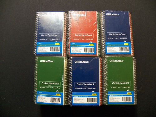 OfficeMax Pocket Notebooks 5&#034;x3&#034; (72 lot)