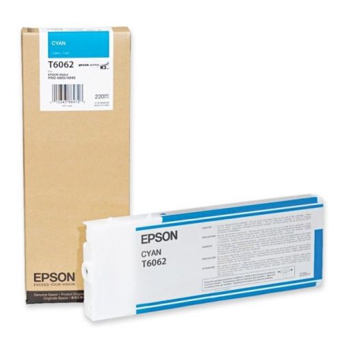EPSON - ACCESSORIES T606200 CYAN INK CARTRIDGE 220ML FOR