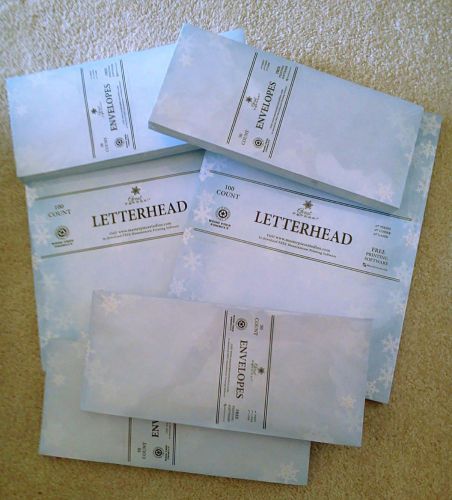 Winter Letterhead and Envelopes 200 of each