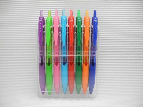 Uni-ball retractable jetstream sxn-150 c-0.7mm ball point pen 8 colors with case for sale