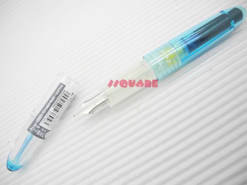 Colorful! 5 x Pilot Petit 1 Cute Fine Nib 11cm Mini Fountain Pen, Clear Blue