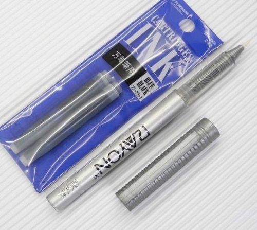 2pcs Platinum BLUE ink+ RAYON A668 cartridge system calligraphy brush pen