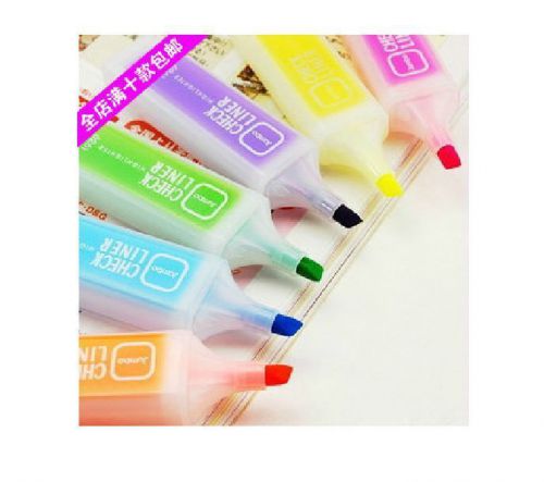 AHA181 193Hobby color frosted large capacity oblique head highlighter marker1PCS