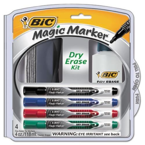 Bic Corporation DEPKITP61 Magic Marker Low Odor &amp; Bold Writing Pen Style Dry