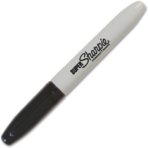 Sharpie Super Permanent Marker - Bold Marker Point Type - Black Ink (33001_40_1)