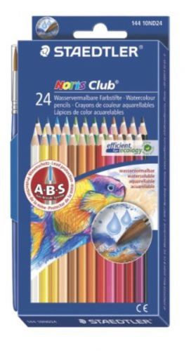 NEW Staedtler Watercolor Pencils, Box of 24 Colors (14410ND24)