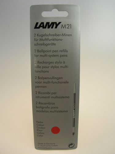 LAMY M21 Ballpoint pen Refill Red 2 pack