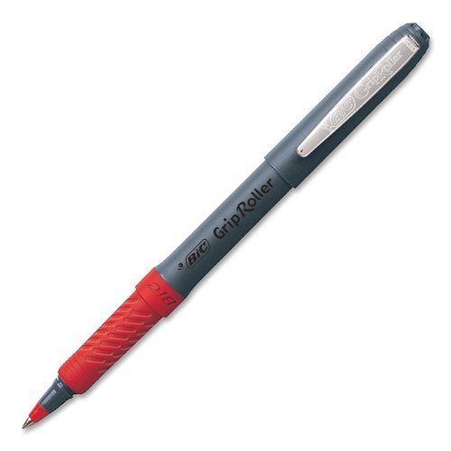 Bic comfort grip rollerball pen - micro pen point type - 0.5 mm pen (grem11rd) for sale
