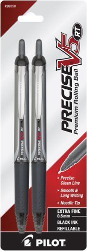 Pilot precise v5 rt rollerball pen - extra fine pen point type - 0.5 (pil26050) for sale
