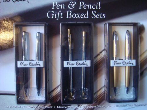 3 Sets Pierre Cardin Pen &amp; Pencil Gift Boxed Sets NEW