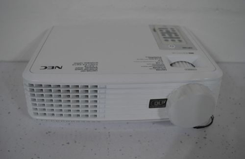 Nec np100 dlp projector + remote - 1801 bulb hours used for sale