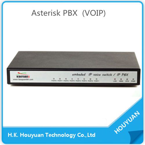 Ip08 2fxo+6fxs sip iax2 asterisk ip pbx small pbx with module for 2fxo+6fxs pbx for sale