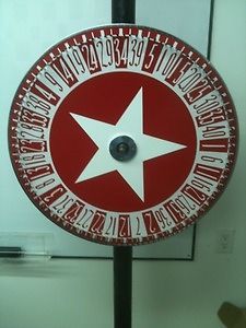 36&#034; 64 number prize wheel for sale