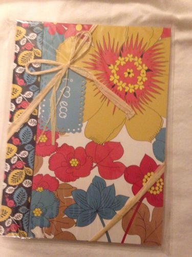 VERA BRADLEY I LOVE ECO NOTEBOOK  HAPPY SNAILS  NEW !