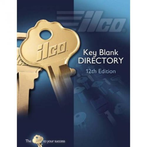 2010 Ilco Key Blank Directory KBD12 Kaba Ilco Reference Materials KBD12