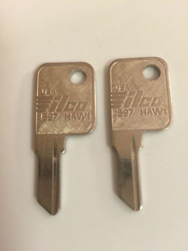 Pair of ilco 1597 haw1 key blanks free shipping for sale