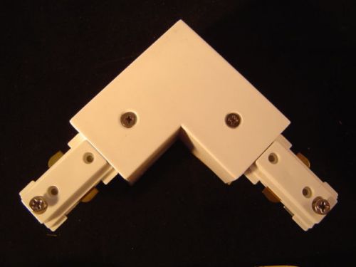 Halo power-trac l914p white 90 degree l connector for trac lighting for sale