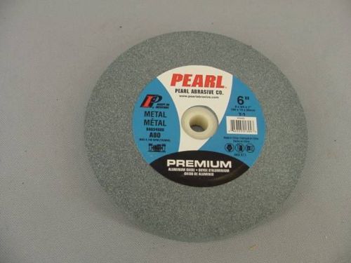 6 “ Pearl Aluminum Oxide Bench Grinder Wheel (64X)