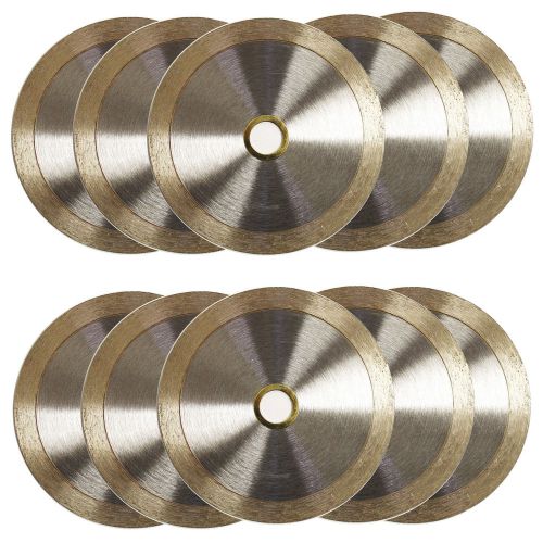 10pk 4.5” standard wet cutting continuous rim tile diamond saw blade for sale