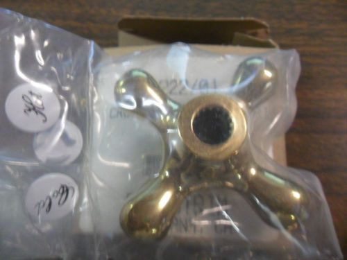 Plumbtrim No:2-222/01 Cross Handle Brass New in Box!