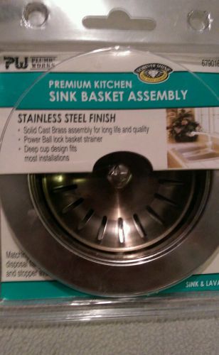 NIB 6790161 SINK BASKET ASSEMBLY SINK AND LAVATORY STRAINER ASSEMBLY plumb works