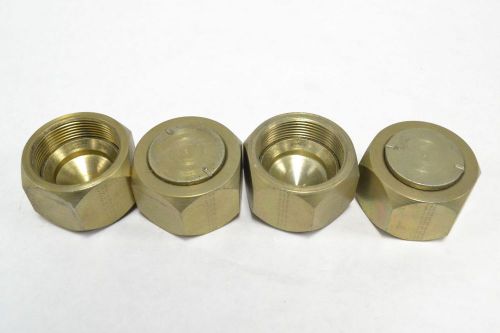 LOT 4 NEW PARKER P24 S58 JIC HEX NUT PIPE FITTING 1-1/2IN NPT B282492