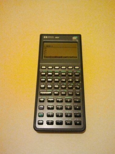 HP 48GX Calculator 128K RAM w/ Black LCD Display