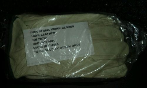 Radnor medium grain cowhide unlined drivers gloves (12pk) for sale