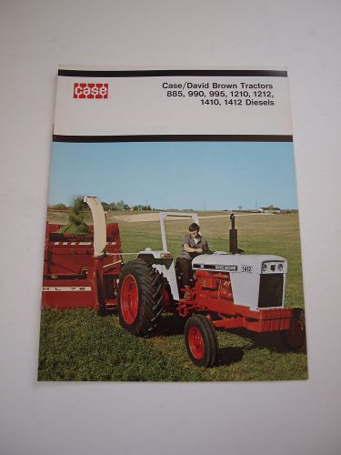 Case David Brown 885 990 995 1210 1212 1410 1412 Tractor Brochure 16 pg MINT &#039;74