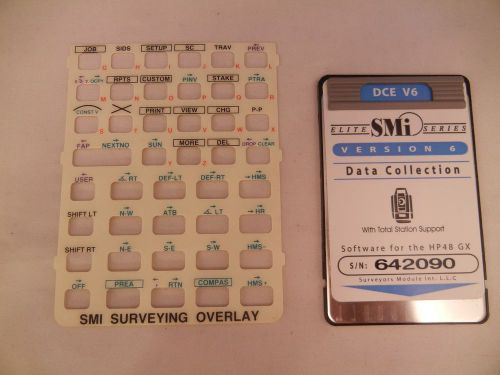 Smi dce for hp-48gx software card, overlay, works great version 6.04 with manual for sale