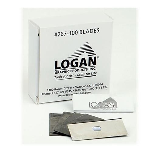 Logan Graphics Replacement Blades for 850 and T300 Mat Cutters, 100 Pack #267100
