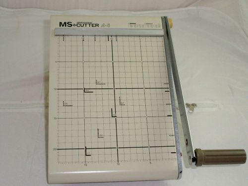 Meikoshokai ms cutter a-5 photo,scapebook paper cutter trimmer 8&#034;x 11&#034; metal for sale